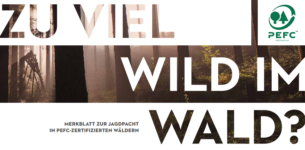 Deckblatt Zu viel Wild im Wald